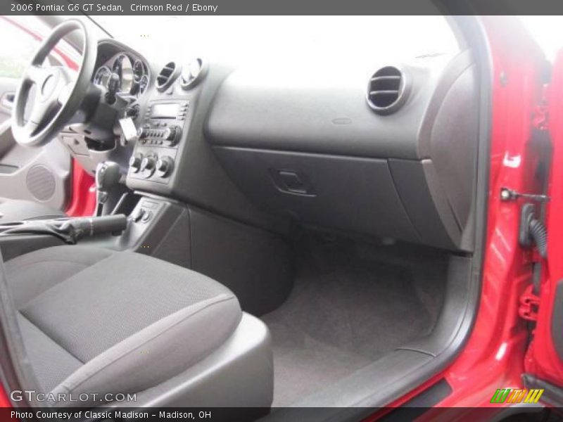 Crimson Red / Ebony 2006 Pontiac G6 GT Sedan