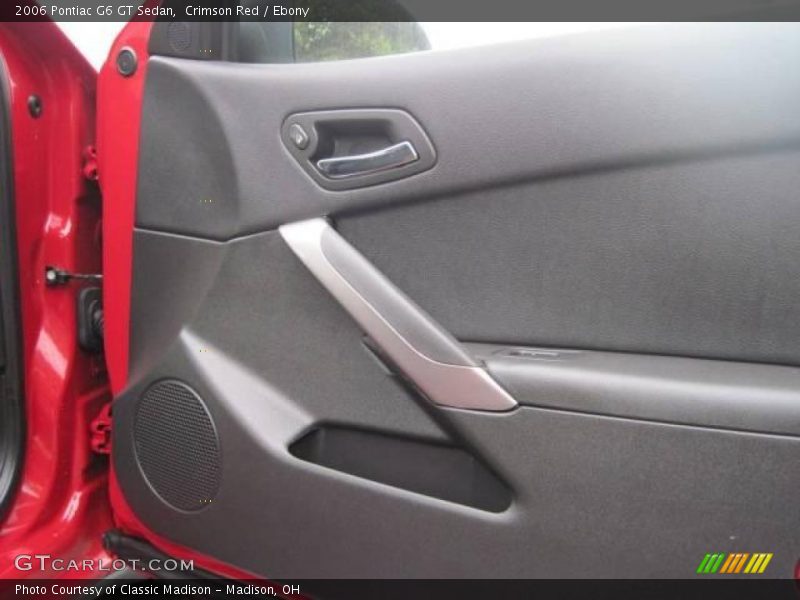 Crimson Red / Ebony 2006 Pontiac G6 GT Sedan