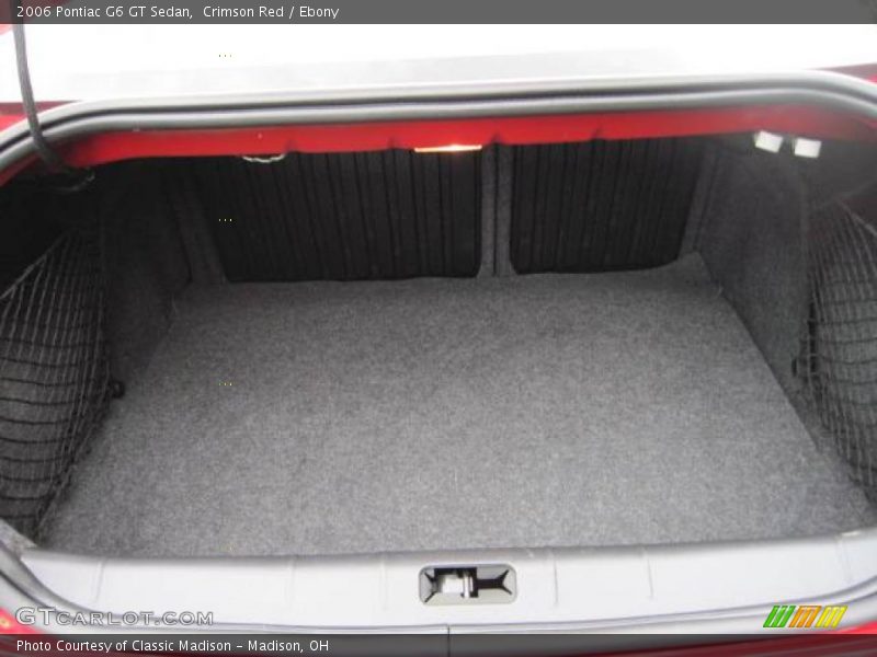 Crimson Red / Ebony 2006 Pontiac G6 GT Sedan