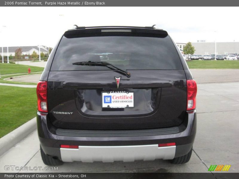 Purple Haze Metallic / Ebony Black 2006 Pontiac Torrent