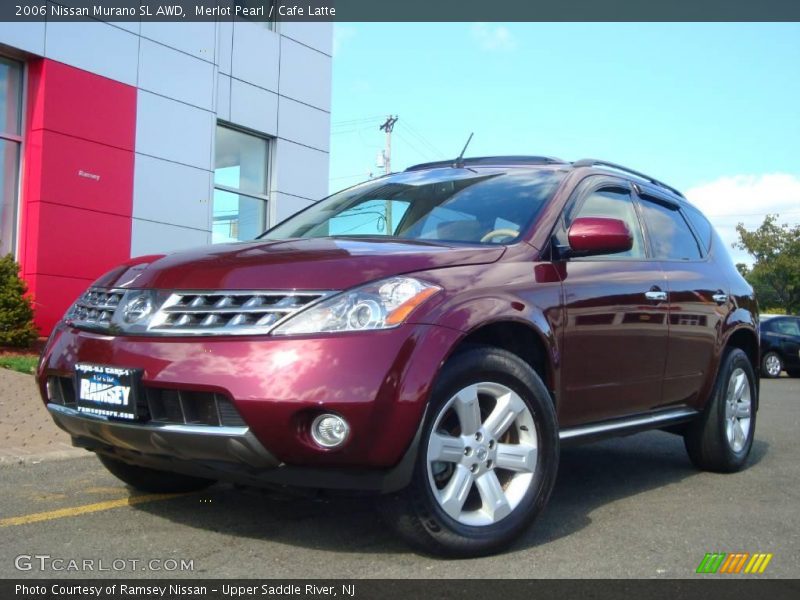 Merlot Pearl / Cafe Latte 2006 Nissan Murano SL AWD