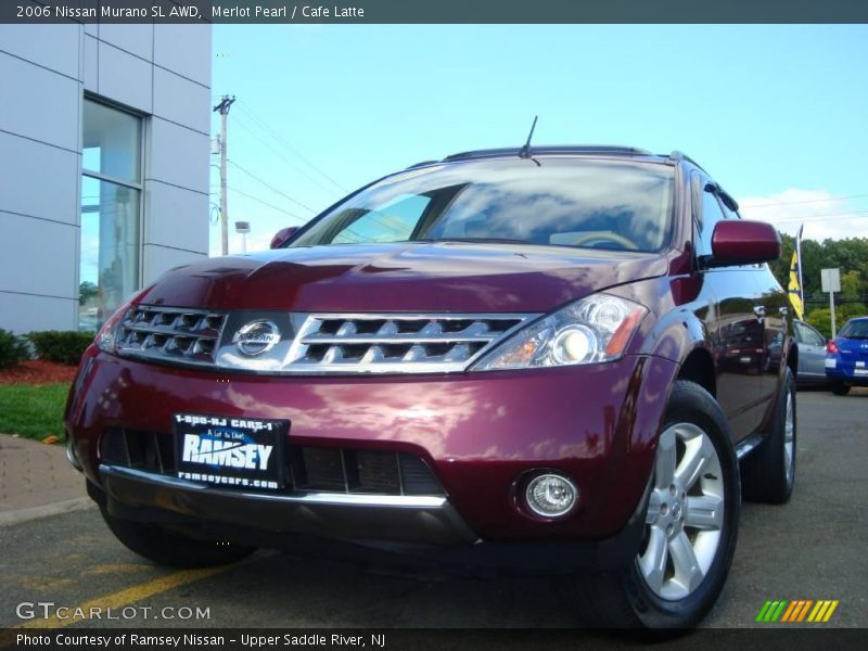 Merlot Pearl / Cafe Latte 2006 Nissan Murano SL AWD