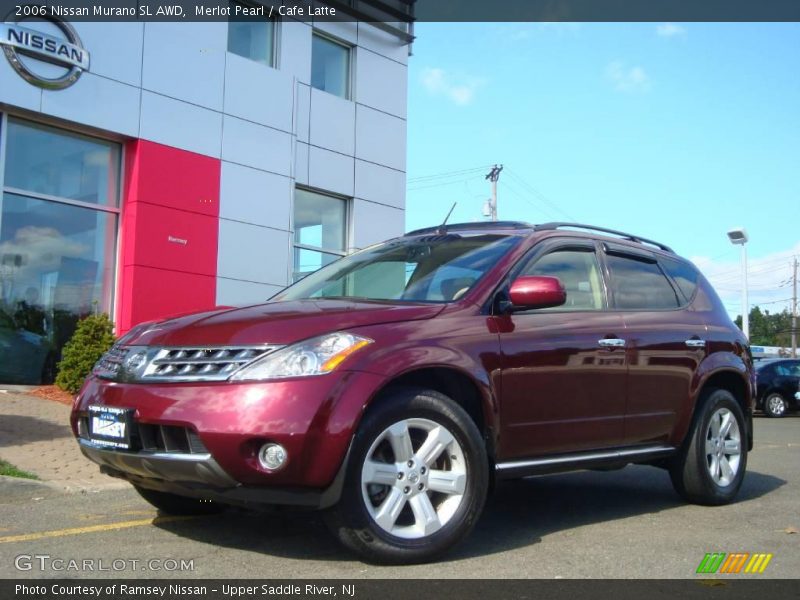 Merlot Pearl / Cafe Latte 2006 Nissan Murano SL AWD