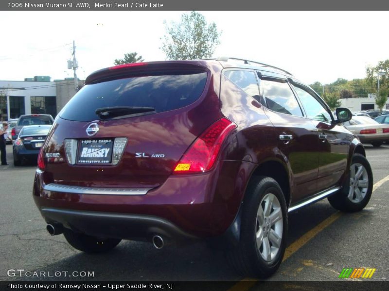 Merlot Pearl / Cafe Latte 2006 Nissan Murano SL AWD