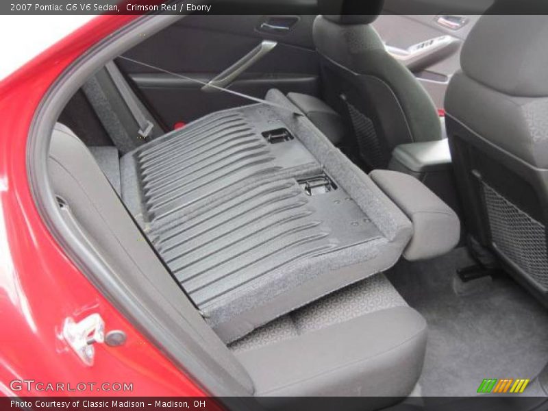 Crimson Red / Ebony 2007 Pontiac G6 V6 Sedan