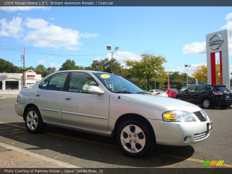 Brilliant Aluminum Metallic / Charcoal 2006 Nissan Sentra 1.8 S