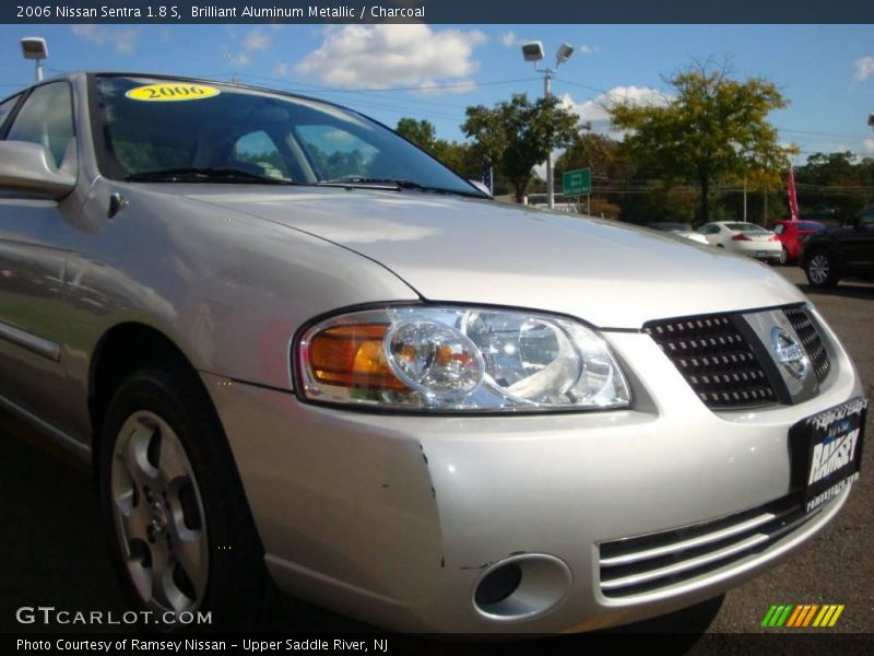 Brilliant Aluminum Metallic / Charcoal 2006 Nissan Sentra 1.8 S
