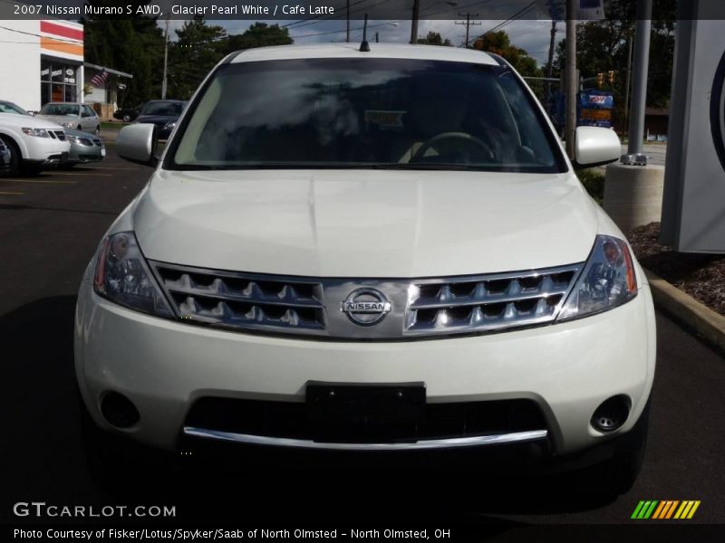 Glacier Pearl White / Cafe Latte 2007 Nissan Murano S AWD