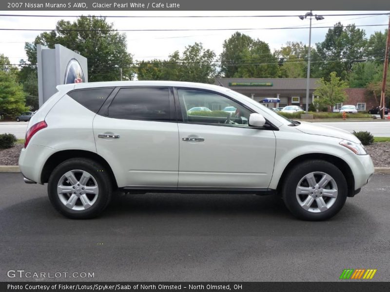 Glacier Pearl White / Cafe Latte 2007 Nissan Murano S AWD