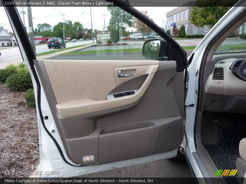 Glacier Pearl White / Cafe Latte 2007 Nissan Murano S AWD