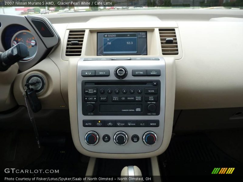 Glacier Pearl White / Cafe Latte 2007 Nissan Murano S AWD