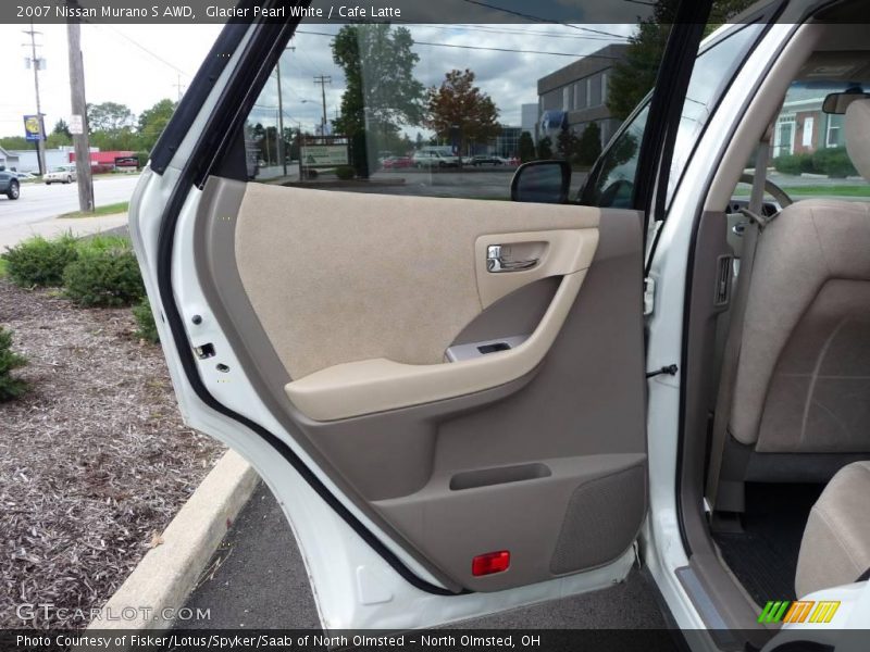 Glacier Pearl White / Cafe Latte 2007 Nissan Murano S AWD
