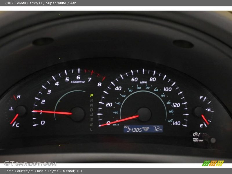 Super White / Ash 2007 Toyota Camry LE