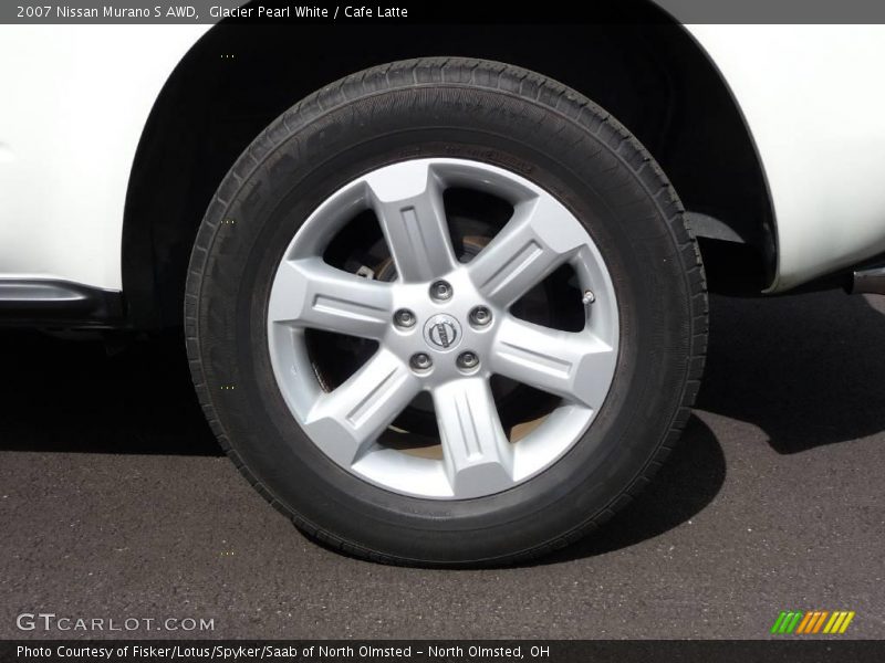 Glacier Pearl White / Cafe Latte 2007 Nissan Murano S AWD