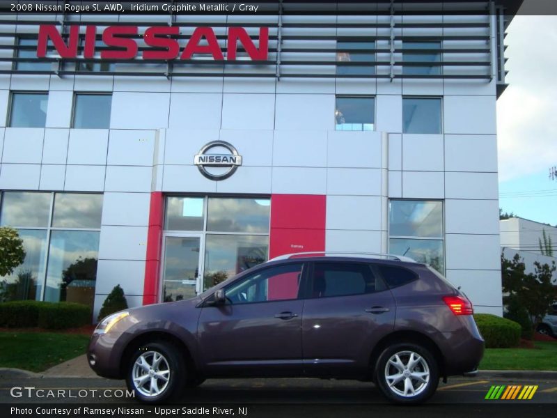 Iridium Graphite Metallic / Gray 2008 Nissan Rogue SL AWD