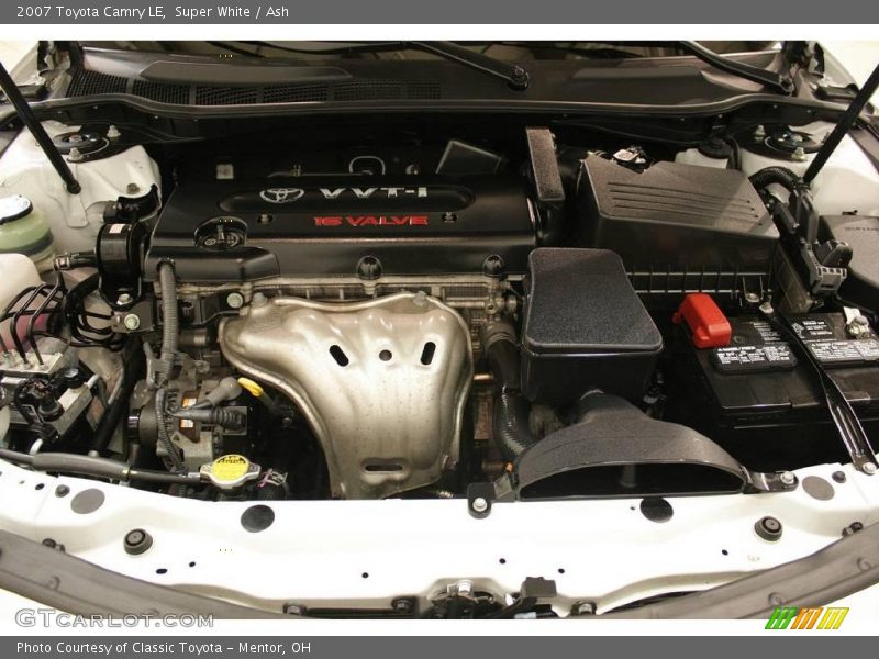 Super White / Ash 2007 Toyota Camry LE