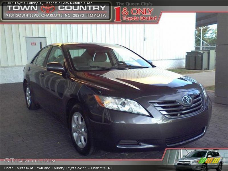 Magnetic Gray Metallic / Ash 2007 Toyota Camry LE