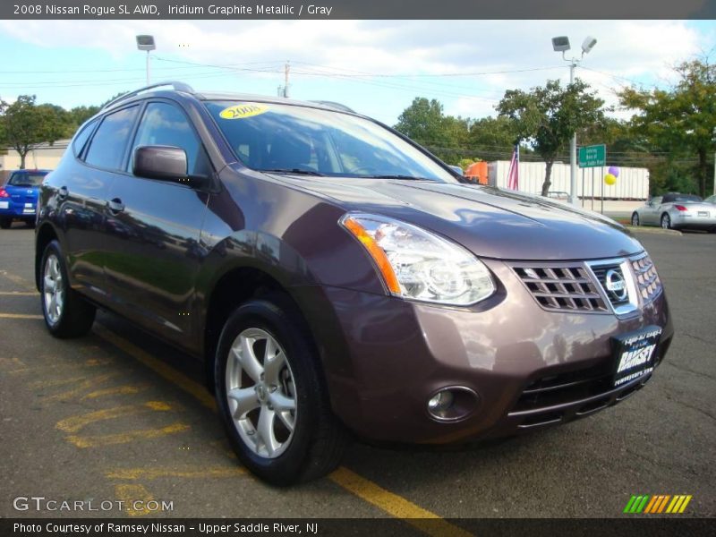 Iridium Graphite Metallic / Gray 2008 Nissan Rogue SL AWD