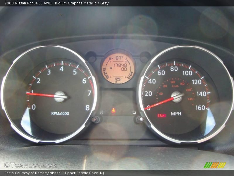 Iridium Graphite Metallic / Gray 2008 Nissan Rogue SL AWD