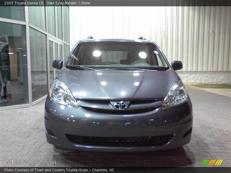Slate Gray Metallic / Stone 2007 Toyota Sienna CE