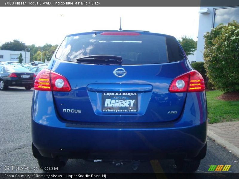 Indigo Blue Metallic / Black 2008 Nissan Rogue S AWD