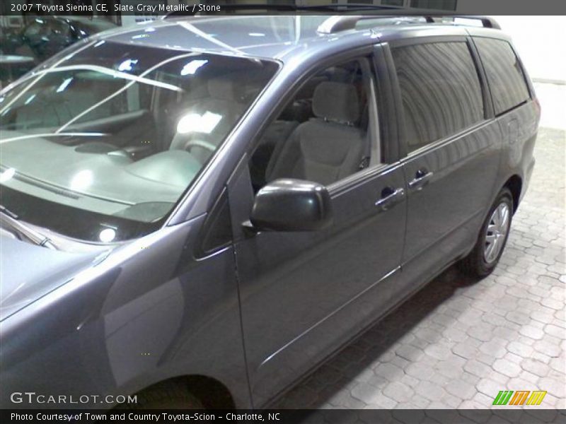 Slate Gray Metallic / Stone 2007 Toyota Sienna CE