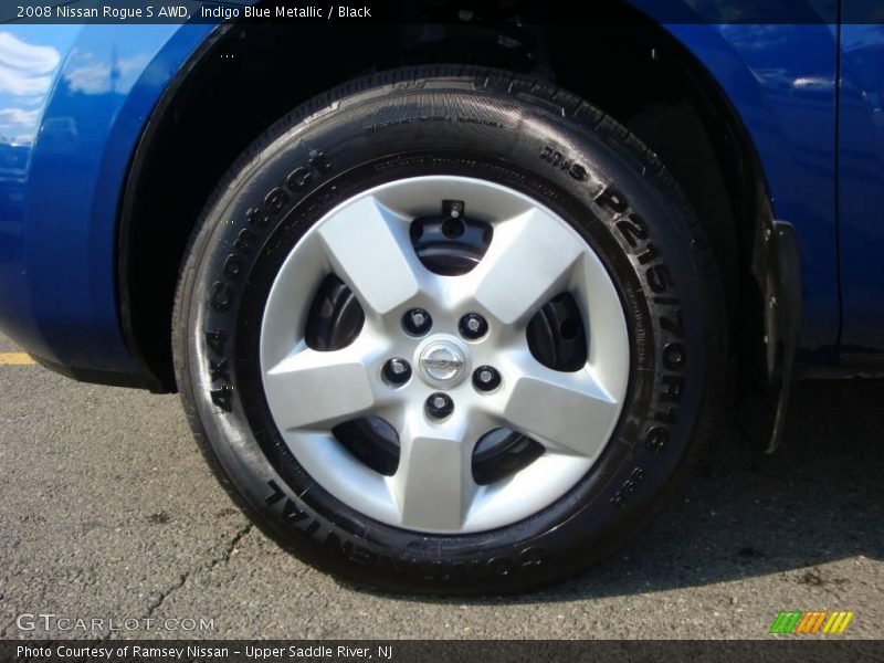 Indigo Blue Metallic / Black 2008 Nissan Rogue S AWD