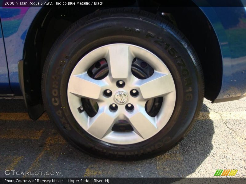 Indigo Blue Metallic / Black 2008 Nissan Rogue S AWD
