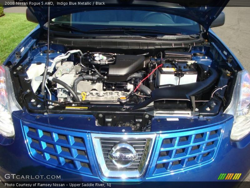 Indigo Blue Metallic / Black 2008 Nissan Rogue S AWD