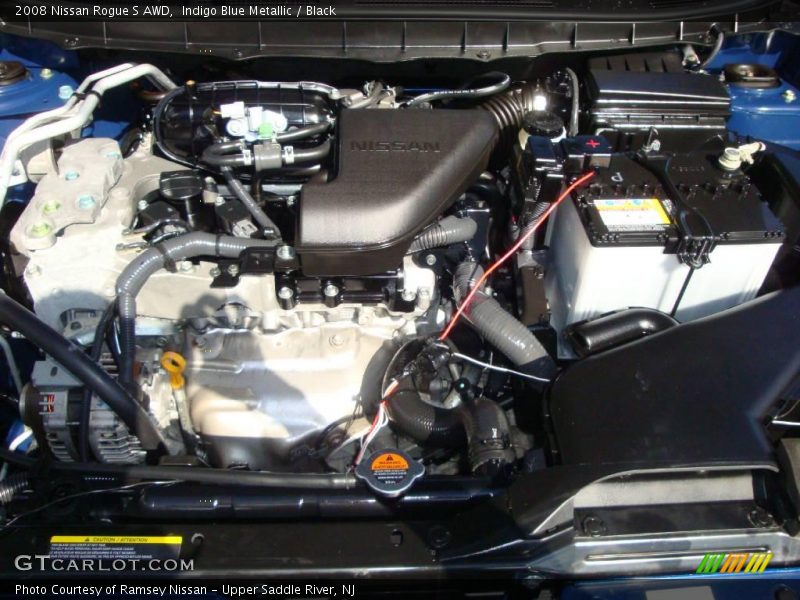 Indigo Blue Metallic / Black 2008 Nissan Rogue S AWD