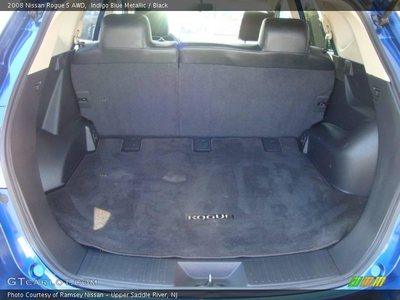Indigo Blue Metallic / Black 2008 Nissan Rogue S AWD