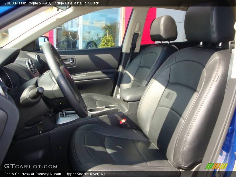 Indigo Blue Metallic / Black 2008 Nissan Rogue S AWD