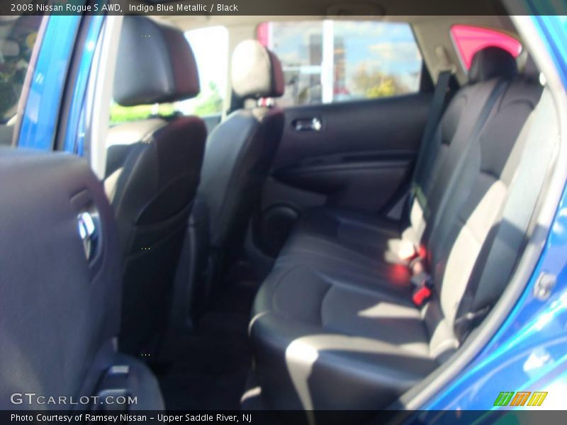 Indigo Blue Metallic / Black 2008 Nissan Rogue S AWD