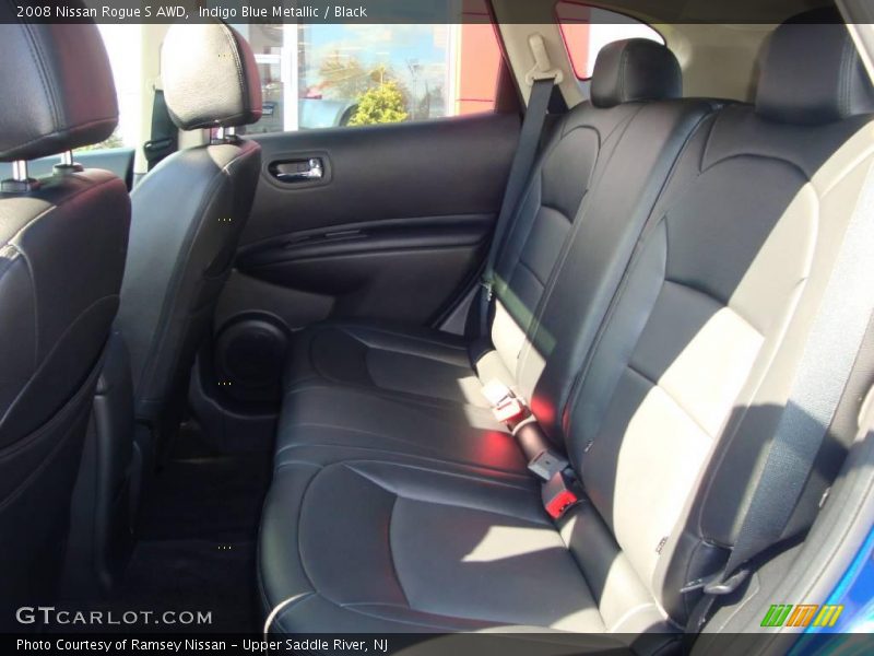 Indigo Blue Metallic / Black 2008 Nissan Rogue S AWD