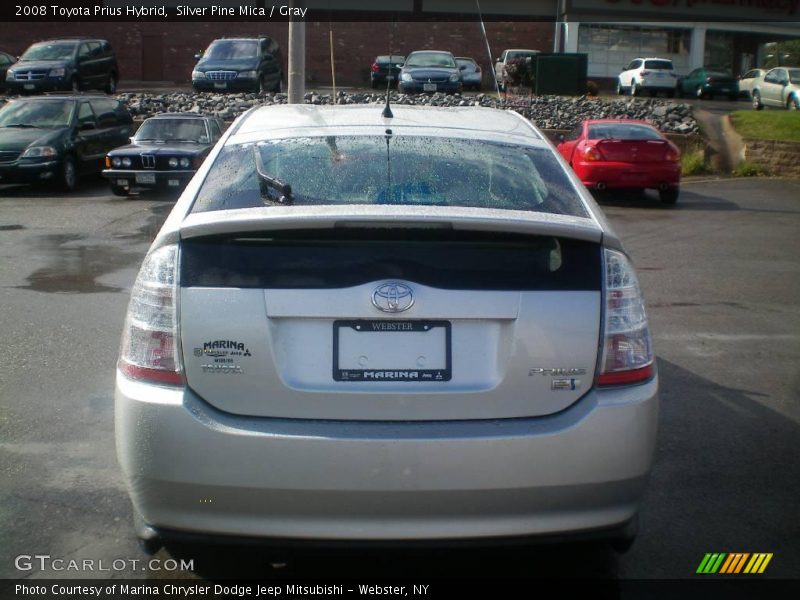 Silver Pine Mica / Gray 2008 Toyota Prius Hybrid