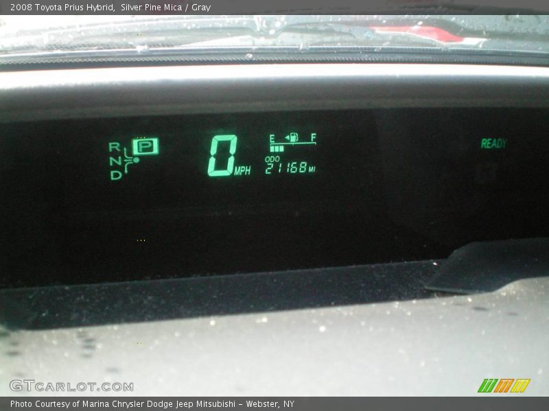 Silver Pine Mica / Gray 2008 Toyota Prius Hybrid