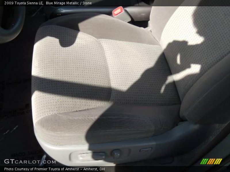 Blue Mirage Metallic / Stone 2009 Toyota Sienna LE