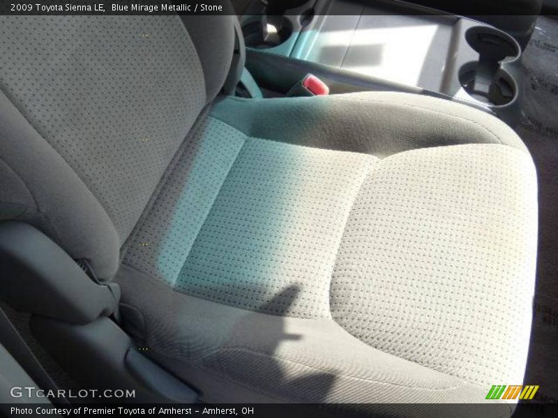 Blue Mirage Metallic / Stone 2009 Toyota Sienna LE