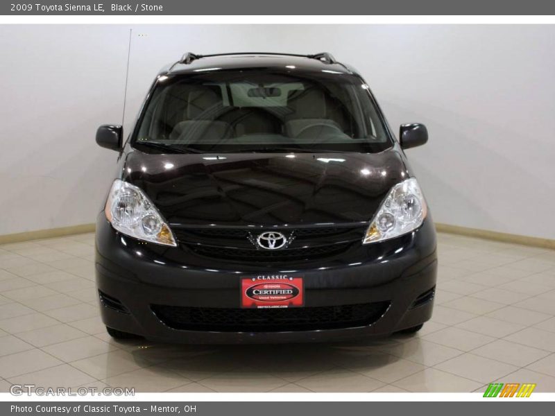 Black / Stone 2009 Toyota Sienna LE