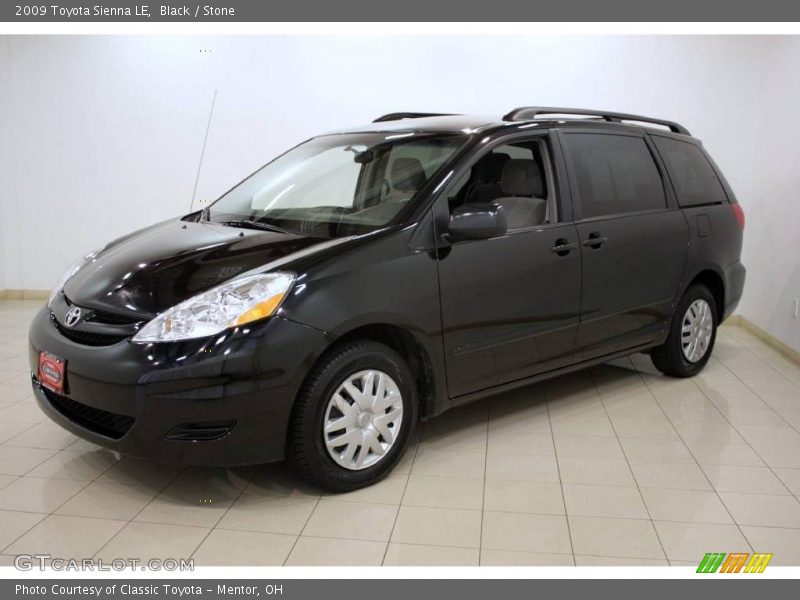 Black / Stone 2009 Toyota Sienna LE