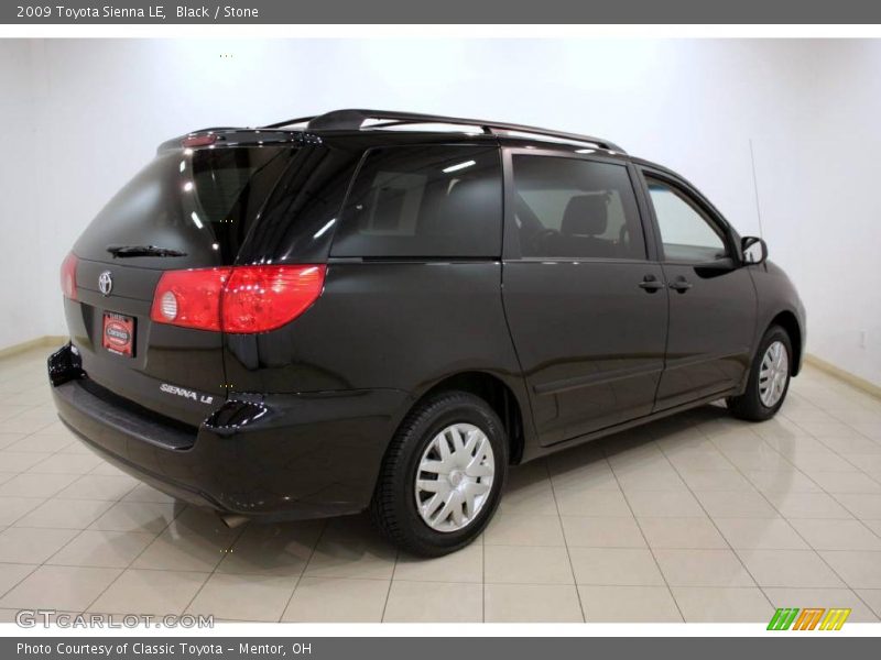 Black / Stone 2009 Toyota Sienna LE