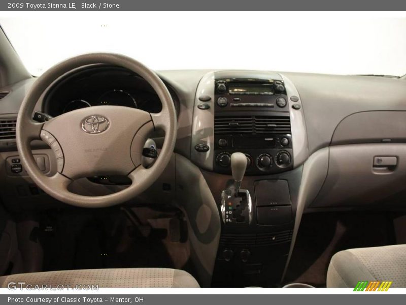 Black / Stone 2009 Toyota Sienna LE