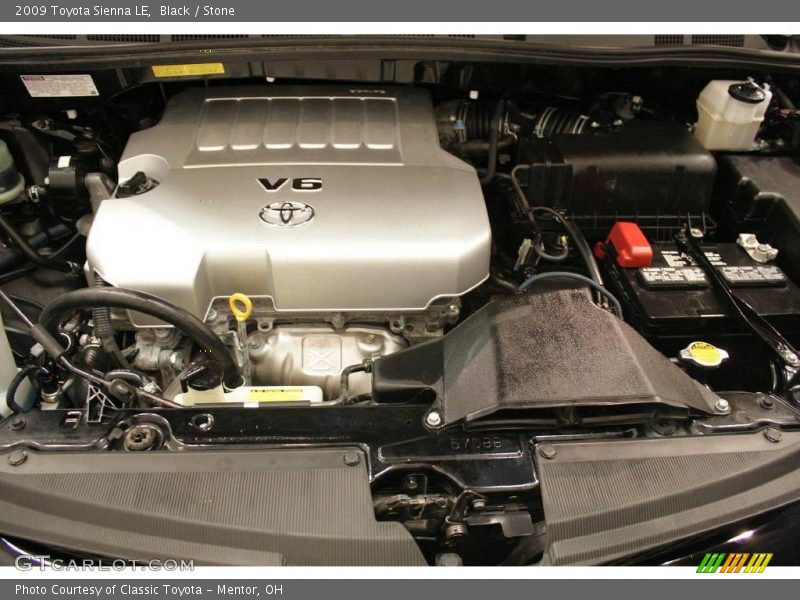 Black / Stone 2009 Toyota Sienna LE