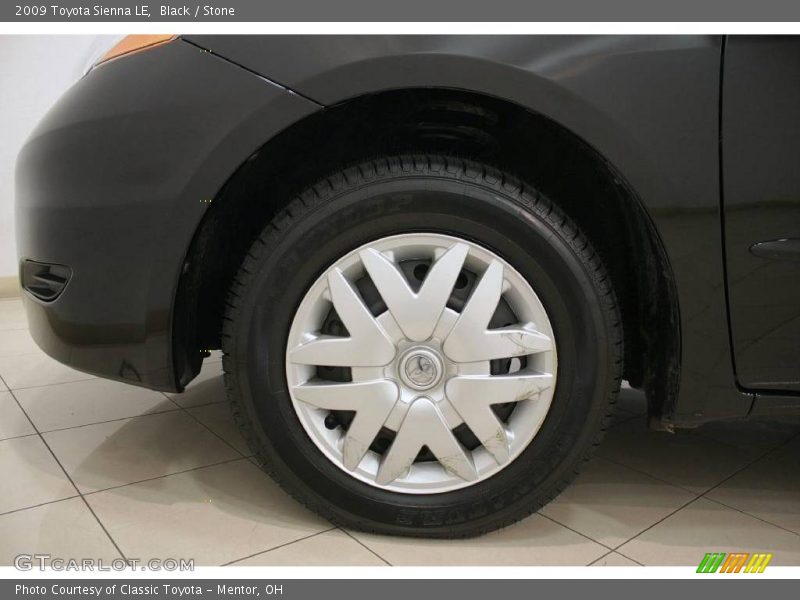 Black / Stone 2009 Toyota Sienna LE