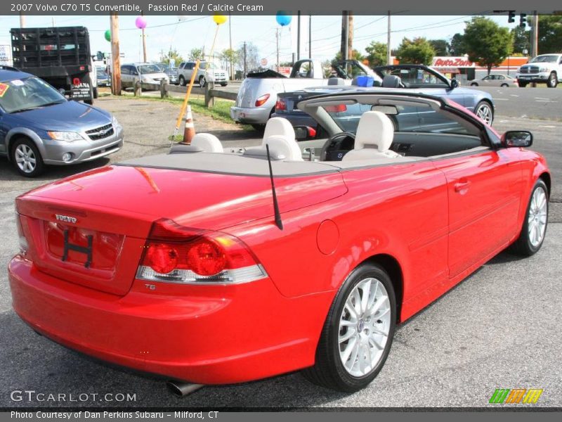 Passion Red / Calcite Cream 2007 Volvo C70 T5 Convertible