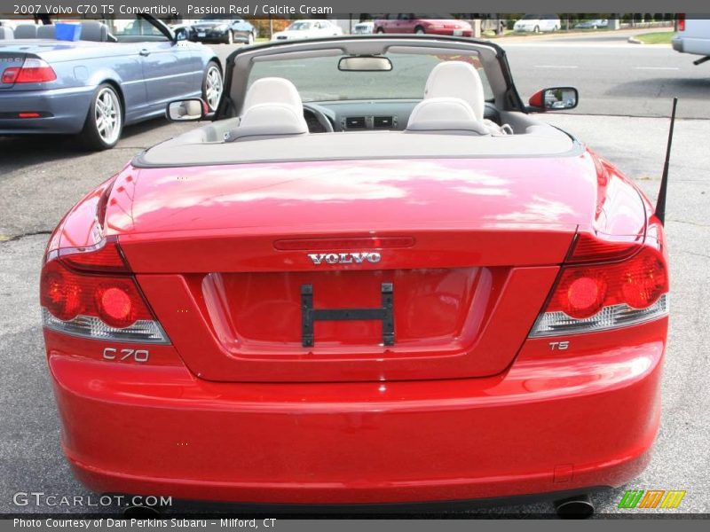 Passion Red / Calcite Cream 2007 Volvo C70 T5 Convertible