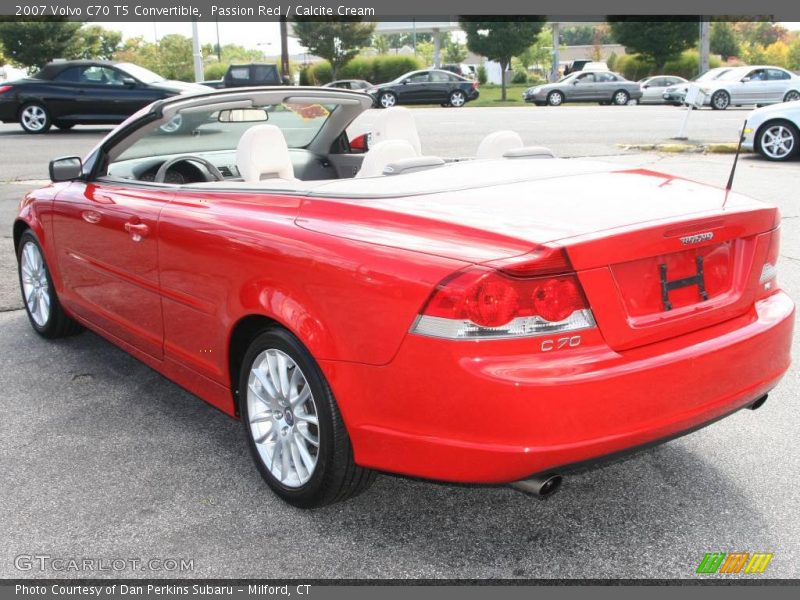 Passion Red / Calcite Cream 2007 Volvo C70 T5 Convertible