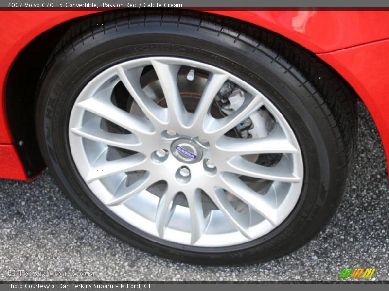 Passion Red / Calcite Cream 2007 Volvo C70 T5 Convertible
