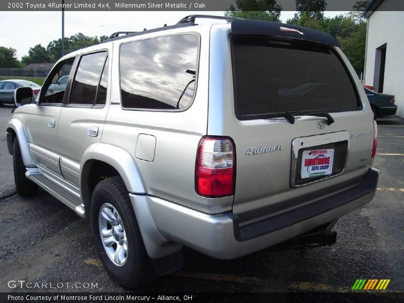 Millennium Silver Metallic / Oak 2002 Toyota 4Runner Limited 4x4