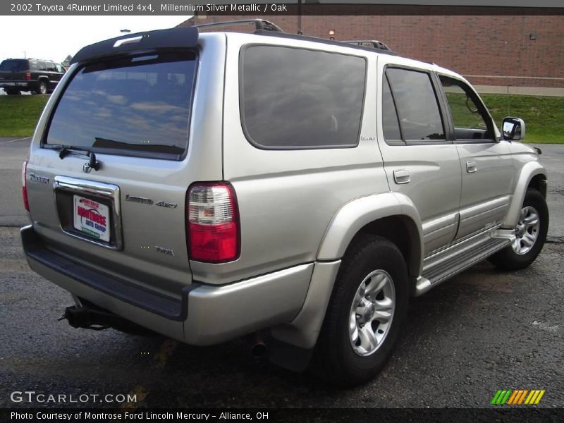 Millennium Silver Metallic / Oak 2002 Toyota 4Runner Limited 4x4
